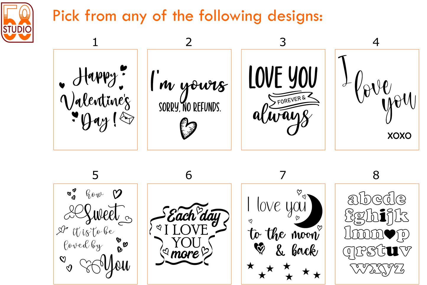 Personalized Romantic Wooden Postcard
