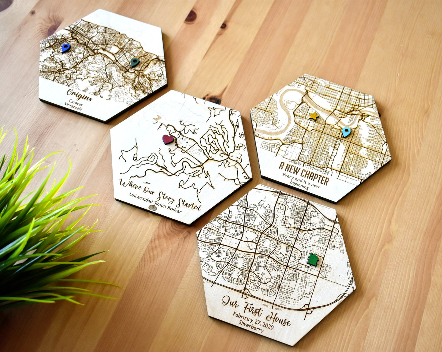 Personalized Hexagon Memory Map