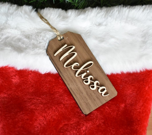 Christmas Stocking Name Tag