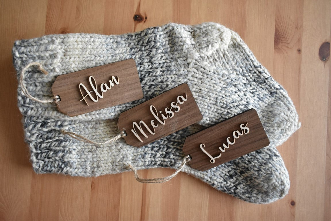 Christmas Stocking Name Tag