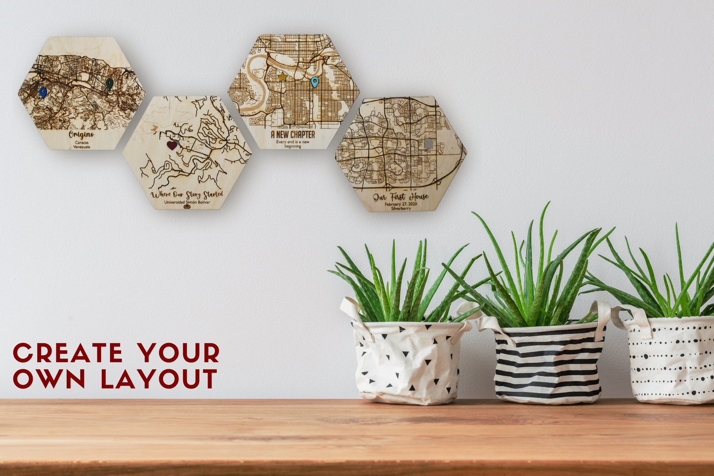 Personalized Hexagon Memory Map