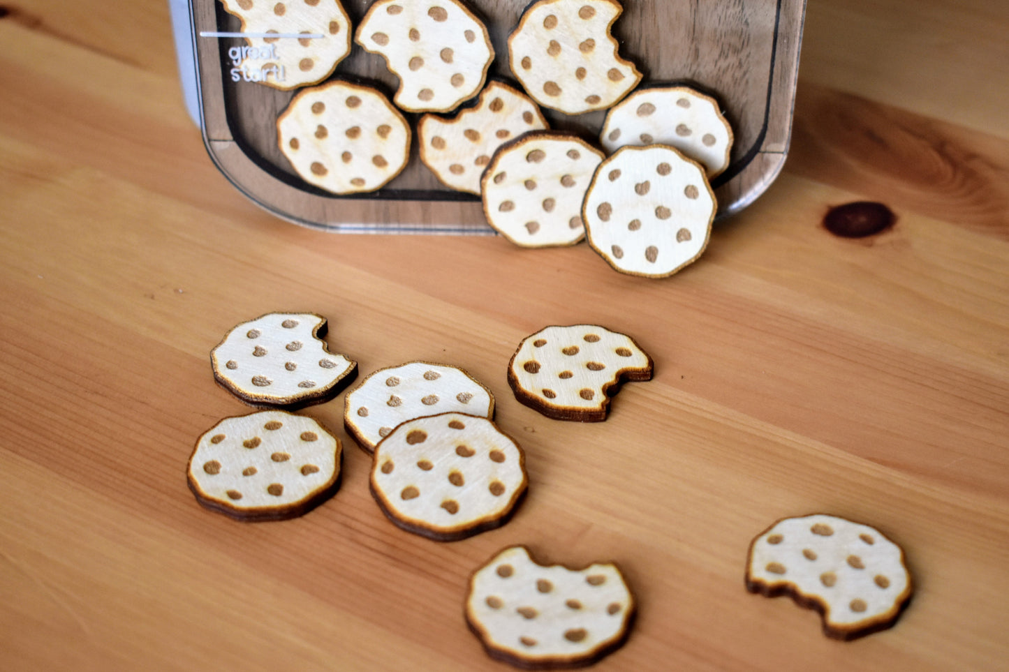 Set of Cookie Tokens for Reward Jars