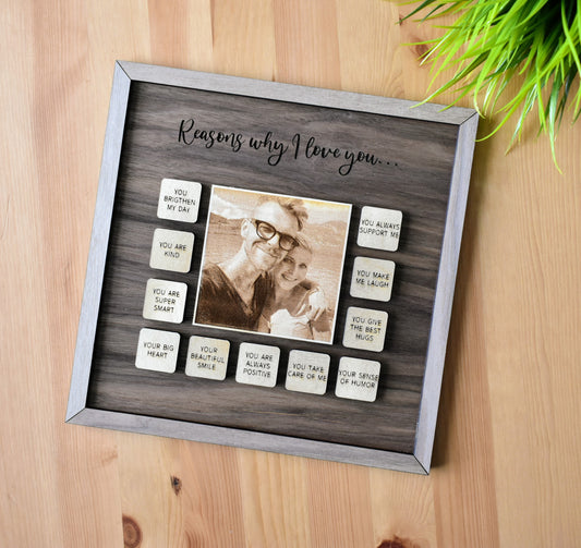 Personalized Engraved Portrait Gift with Messages