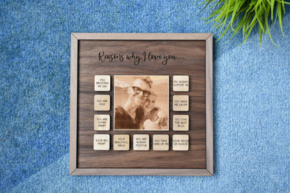 Personalized Engraved Portrait Gift with Messages