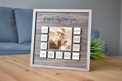 Personalized Engraved Portrait Gift with Messages