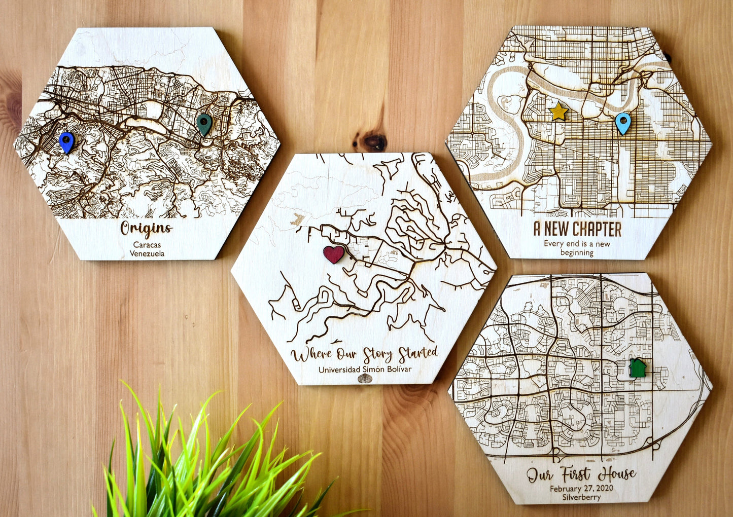 Personalized Hexagon Memory Map