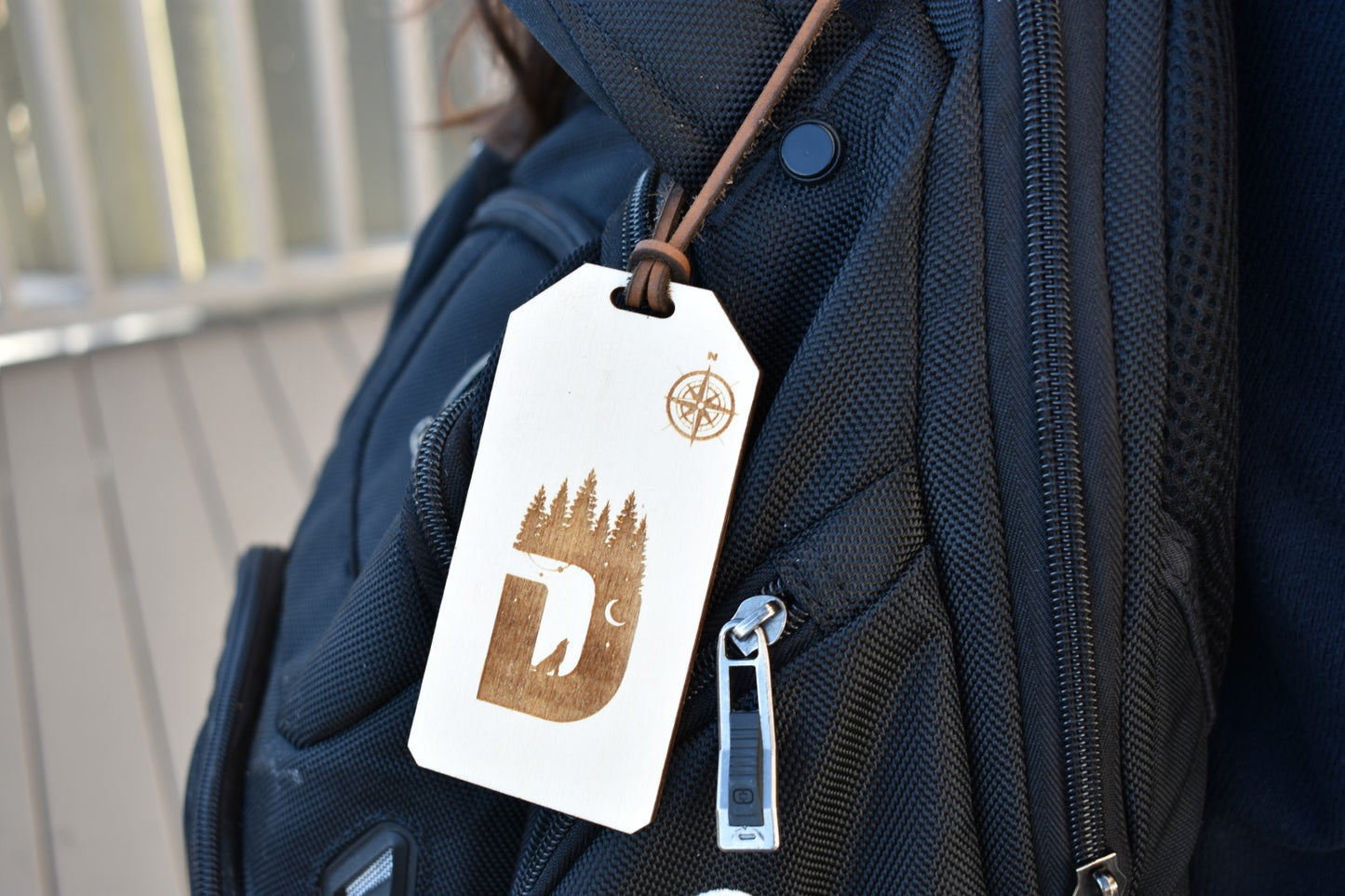 Personalized Wooden Luggage/Bag Travel Tag