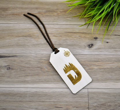 Personalized Wooden Luggage/Bag Travel Tag